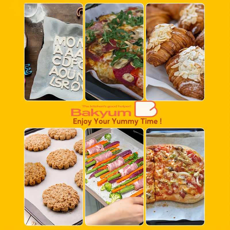 400pcs Katbite Unbleached Parchment Paper Sheets 12x16 Inch Heavy Duty 45gsm Non-Stick Oil-Proof Double Silicone Coated Pre-Cut Baking Sheets for Oven, Air Fryer, Grilling, Steaming - Kitchen Essentials, Grilling Paper, Durable Baking Liner, Professional