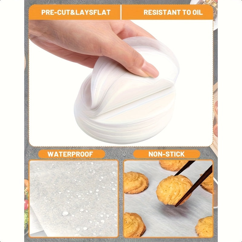500pcs Of High-quality Non-stick Meat Paper, Food-grade Water, Can Be Used For Burger Cake Separation, Baking, Barbecue, Freezing, Candy Packaging, Multi-functional Use, Without Battery
