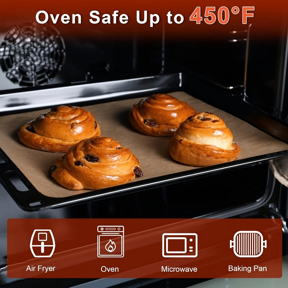 9x13 Inch Unbleached Parchment Paper Sheets - Non-Stick, Pre-Cut for Baking, Cooking, Grilling, Air Fryer & Steaming - Perfect for Half Sheet Pans, Ideal for Holidays like Halloween, Christmas, Easter, Thanksgiving, Baking Essentials|Nonstick