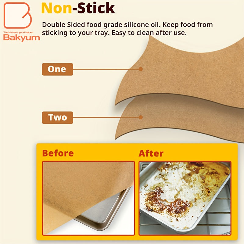 400pcs Katbite Unbleached Parchment Paper Sheets 12x16 Inch Heavy Duty 45gsm Non-Stick Oil-Proof Double Silicone Coated Pre-Cut Baking Sheets for Oven, Air Fryer, Grilling, Steaming - Kitchen Essentials, Grilling Paper, Durable Baking Liner, Professional