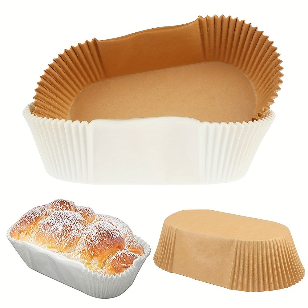 40pcs Non-Stick Disposable Loaf Pans - Rectangular Paper Baking Liners with High Walls for Perfect Bread, Cakes & More - Ideal for Parties, Christmas, Halloween, Thanksgiving - Essential Kitchen Tool, Bread Baking Supplies