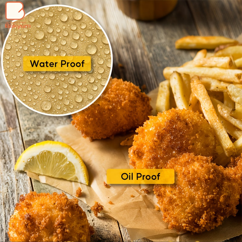 400pcs Katbite Unbleached Parchment Paper Sheets 12x16 Inch Heavy Duty 45gsm Non-Stick Oil-Proof Double Silicone Coated Pre-Cut Baking Sheets for Oven, Air Fryer, Grilling, Steaming - Kitchen Essentials, Grilling Paper, Durable Baking Liner, Professional