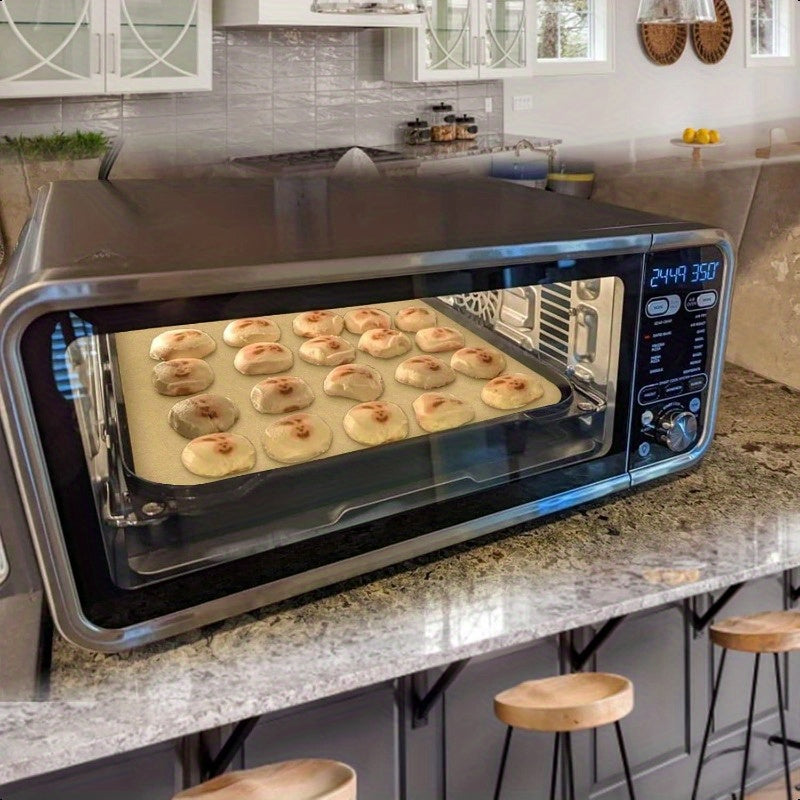 100 Sheets 12 Inch Air Fryer Parchment Paper Squares - Unbleached Pre-Cut Non-Stick Disposable Baking Liners with Rounded Edges, Food Grade & Heat-Resistant (428°F) for Ninja Foodi Flip/SP101/SP201/SP301/SP351, Toaster Oven, Microwave, Oven - Compatible