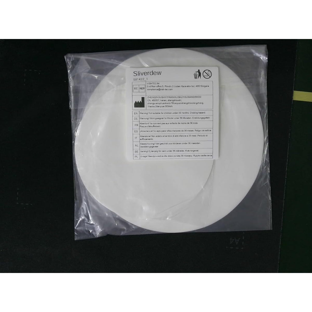 100 Sheets 8" & 6" Round Parchment Paper Sheets - Non-Stick Disposable Baking Liners for Pizza Maker, Tortilla Press, Air Fryer, Cake Making - Precut Sheets for Easy Cleanup, Perfect for Cookies, Pastries, and More, Baking Essentials|Round Parchment