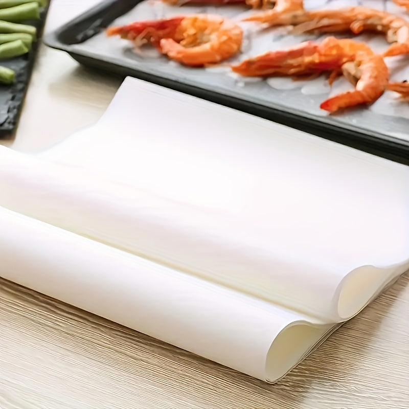 50-Pack Pre-Cut Parchment Paper Baking Sheets - 9x13 Inch Unbleached Non-Stick, Half Sheet Pan Size - For Baking, Cooking, Grilling, Air Fryer, Steaming, Deep Fryer - Perfect For Home Bakers & Kitchen Enthusiasts