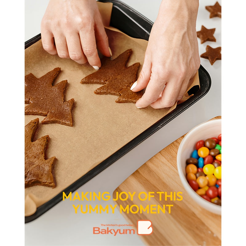 400pcs Katbite Unbleached Parchment Paper Sheets 12x16 Inch Heavy Duty 45gsm Non-Stick Oil-Proof Double Silicone Coated Pre-Cut Baking Sheets for Oven, Air Fryer, Grilling, Steaming - Kitchen Essentials, Grilling Paper, Durable Baking Liner, Professional