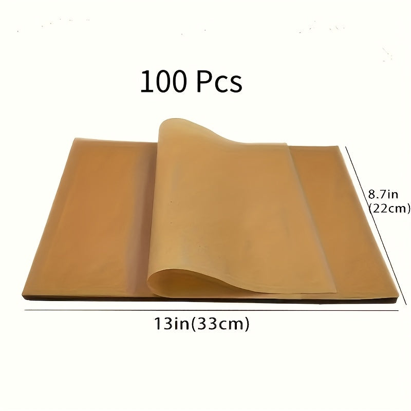 9 x 13-inch parchment paper, non-stick pre-cut unbleached baking liner, suitable for oven, air fryer, grilling, cooking bread cakes cookies, fits quarter sheet pan, perfect Independence Day gift